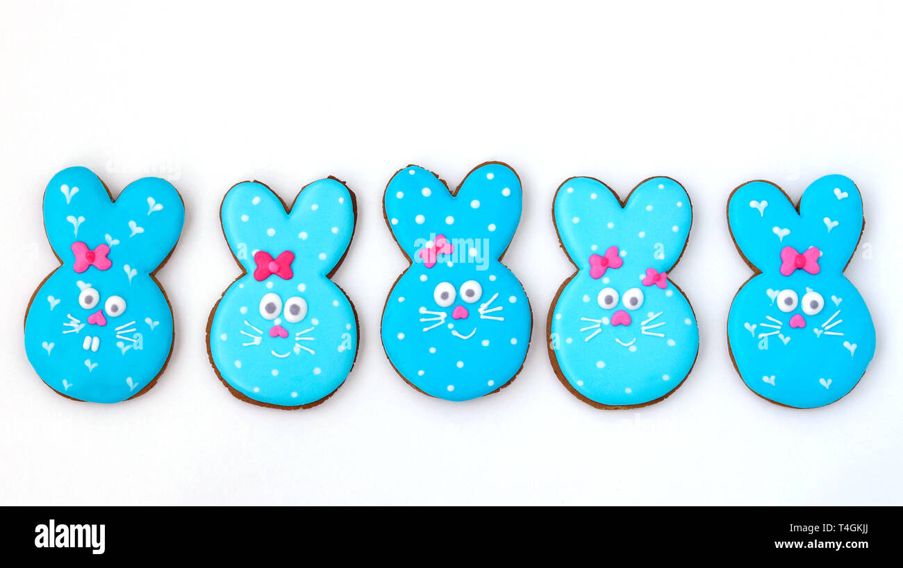 Easter bunny sugar cookies, adorable animalshaped biscuits like a cute