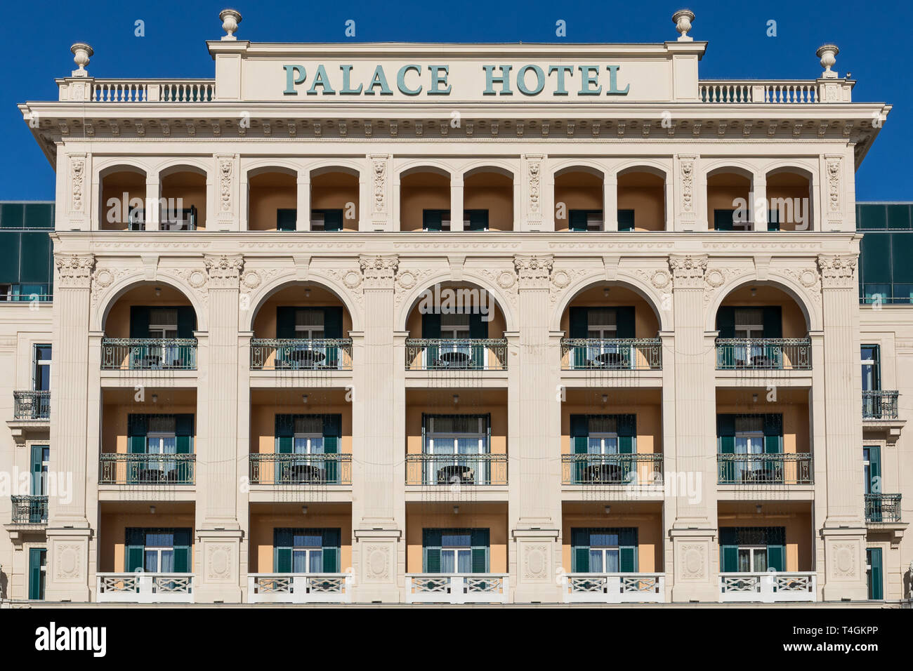 Kempinski Palace Hotel, top-class hotel in Portoroz, Slovenia Stock Photo -  Alamy