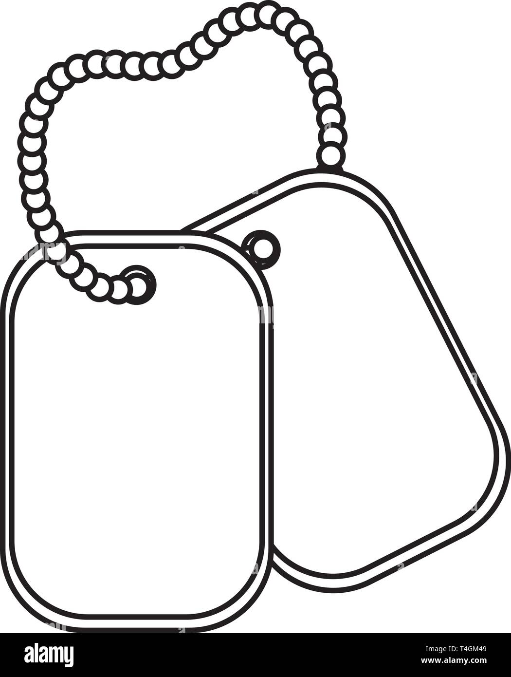 White store dog tag