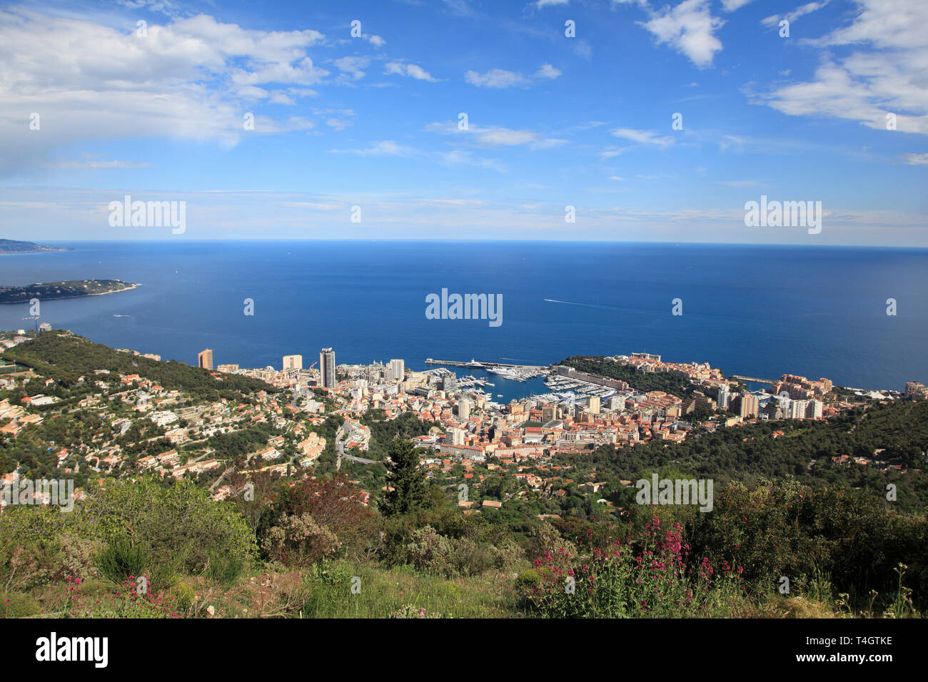View Of The Rock Le Rocher High Resolution Stock Photography and Images