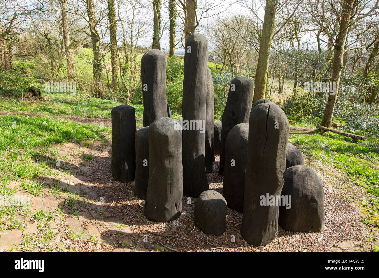 The Tremenheere Sculpture Gardens, Gulval, near Penzance, Cornwall, UK