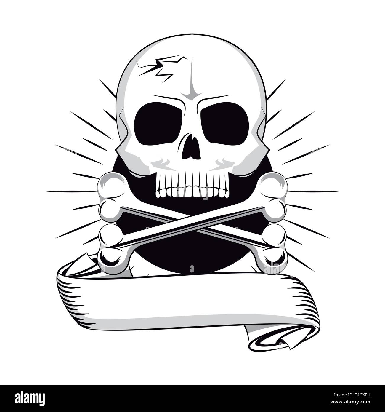 old school black white