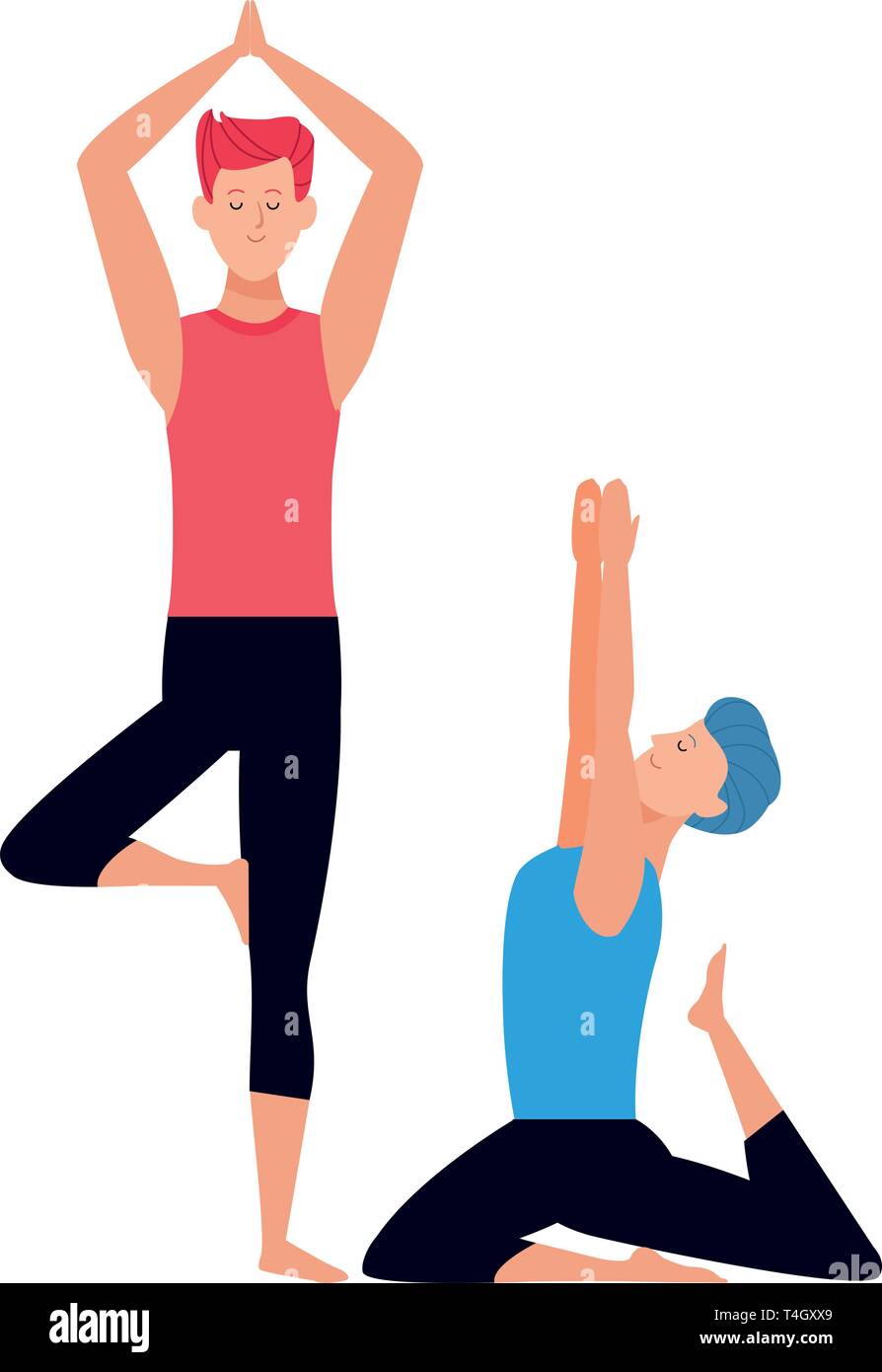 men yoga poses Stock Vector Image & Art - Alamy men yoga poses Stock Vector Image & Art - Alamy