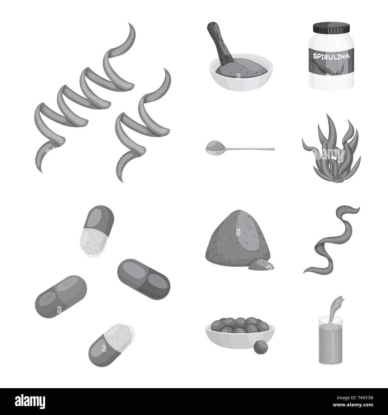 algae,supplement,capsule,aquaculture,smoothie,spiral,powder,dried ...