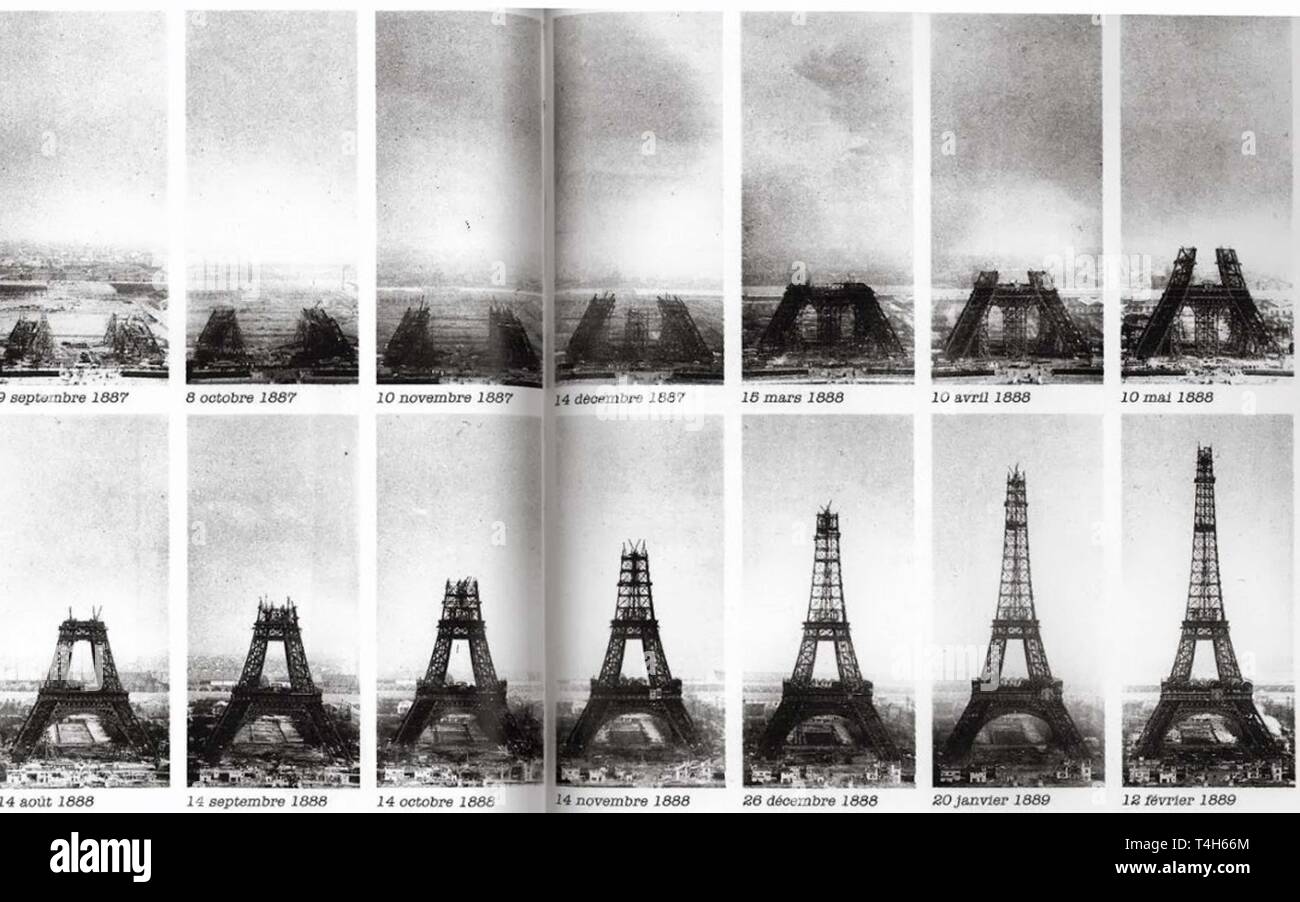 Eiffel tower construction hires stock photography and images Alamy