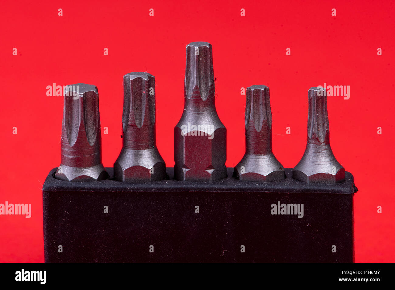 five bits for screwdriver Stock Photo Alamy