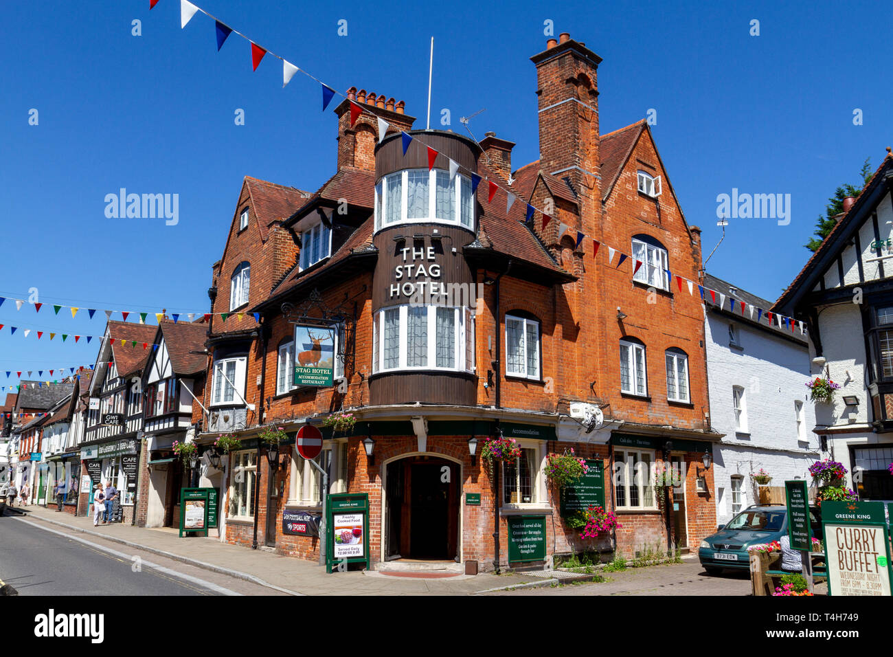 Lyndhurst high street new forest hires stock photography and images