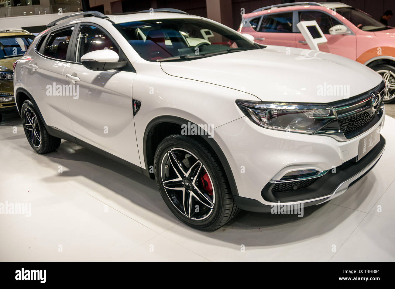 Landwind GT01 SUV formerly known as E315 unveiled at the 2019 Shanghai Auto Show. Stock Photo