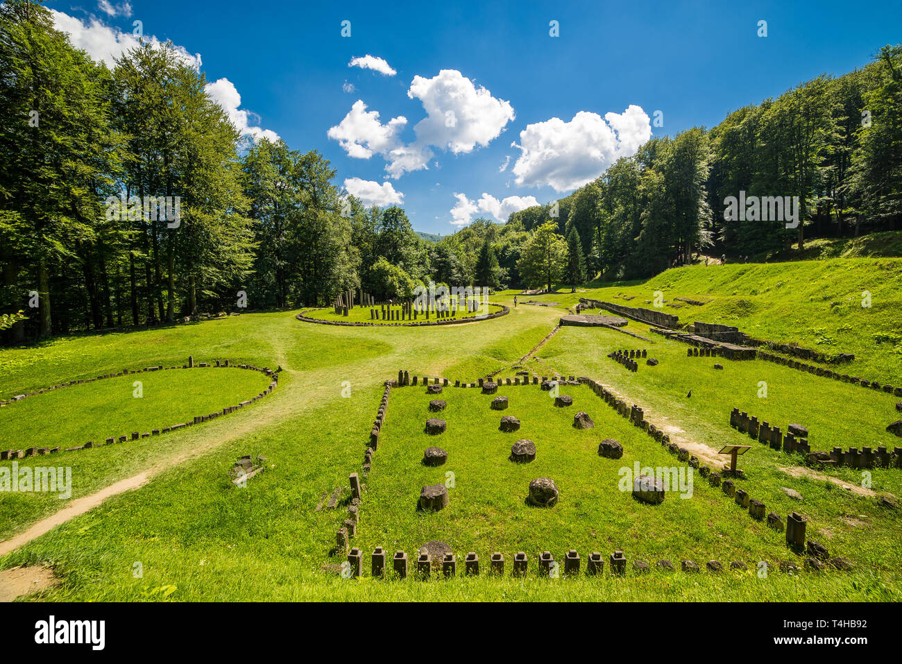 Sarmizegetusa Regia, Dacian ruins Fortress, Romania Stock Photo