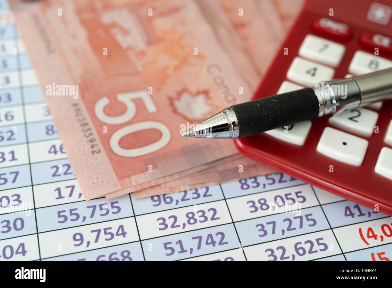 Canadian Money Stack High Resolution Stock Photography And Images Alamy