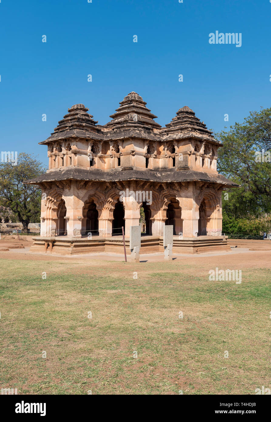 Lotus Mahal, Hampi, India Stock Photo