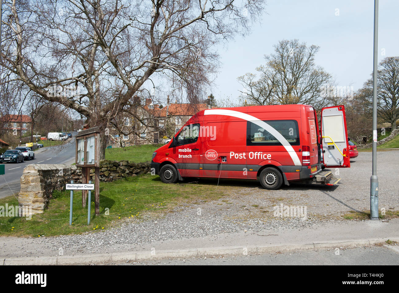 Mobile post office van in hires stock photography and images Alamy