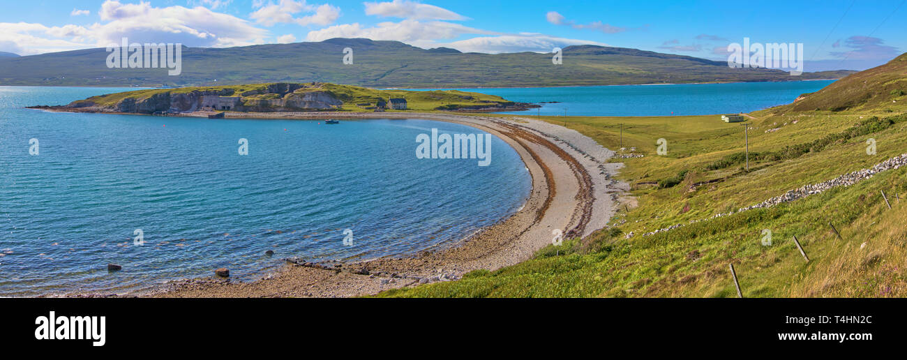 Ard Neakie Lime Kilns, Loch Eriboll, Sutherland, Scotland Stock Photo