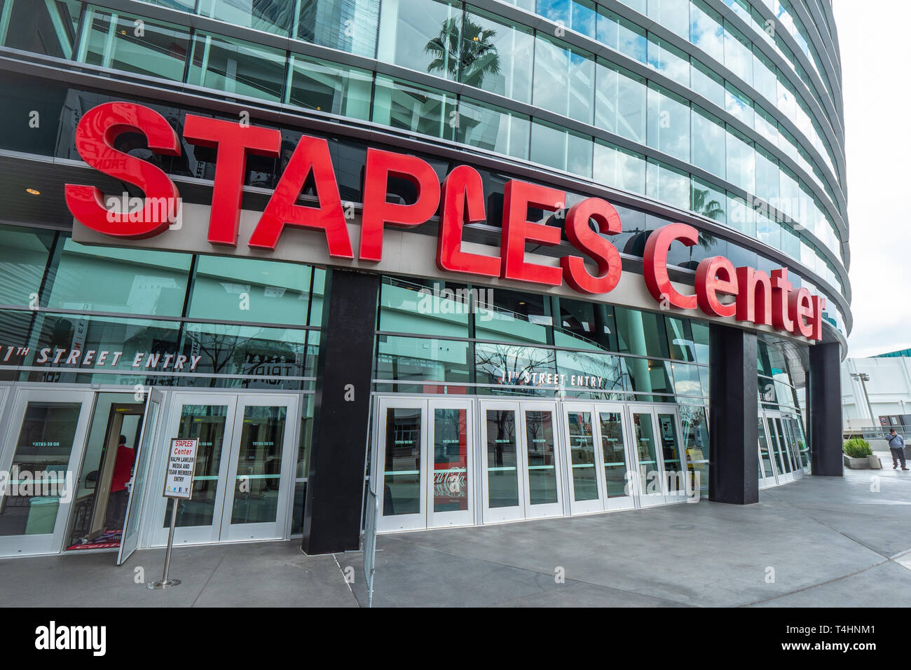 Staples Center at Downtown Los Angeles CALIFORNIA, USA MARCH 18, 2019 Stock Photo Alamy