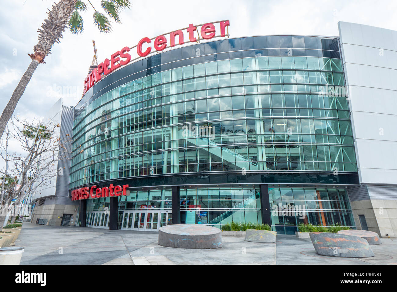 Staples Center at Downtown Los Angeles CALIFORNIA, USA MARCH 18, 2019 Stock Photo Alamy