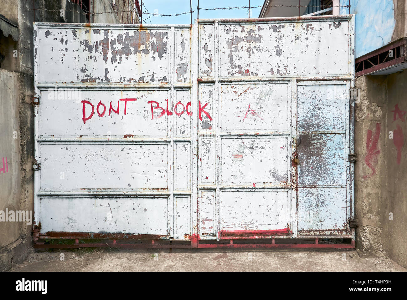 Road Blocking Gate High Resolution Stock Photography And Images Alamy