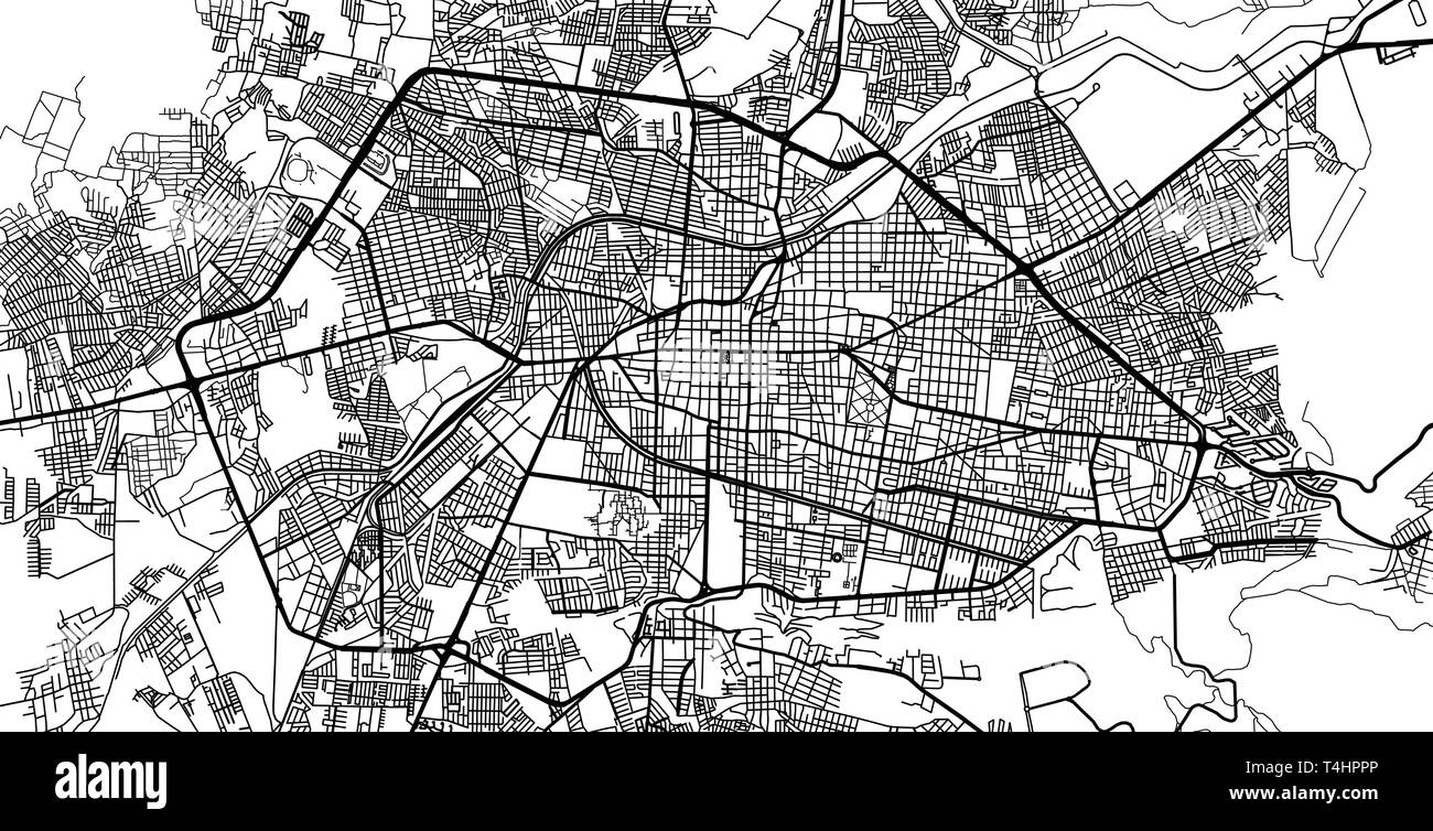 Urban vector city map of Morelia, Mexico Stock Vector Image & Art Alamy