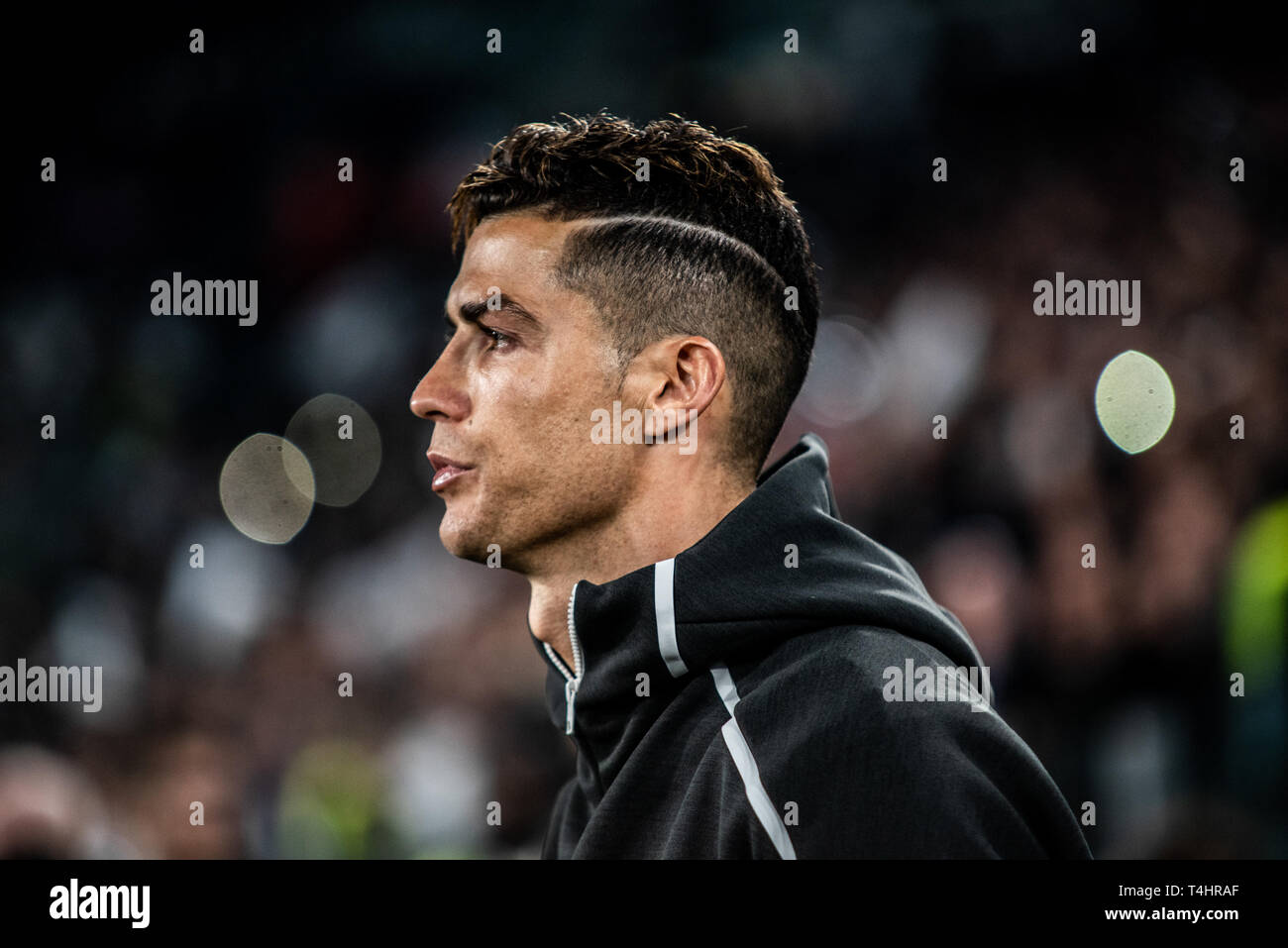 Cristiano Ronaldo of Juventus during the Champions League, football match: Juventus  FC vs Ajax. Ajax won 1-2 at Allianz Stadium, in Turin, Italy, 16th Stock  Photo - Alamy