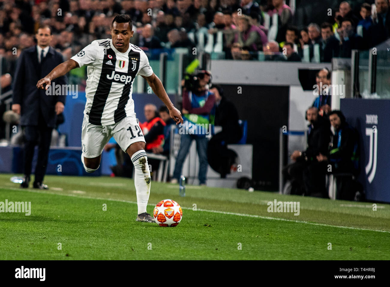 Cristiano Ronaldo of Juventus during the Champions League, football match: Juventus  FC vs Ajax. Ajax won 1-2 at Allianz Stadium, in Turin, Italy, 16th Stock  Photo - Alamy