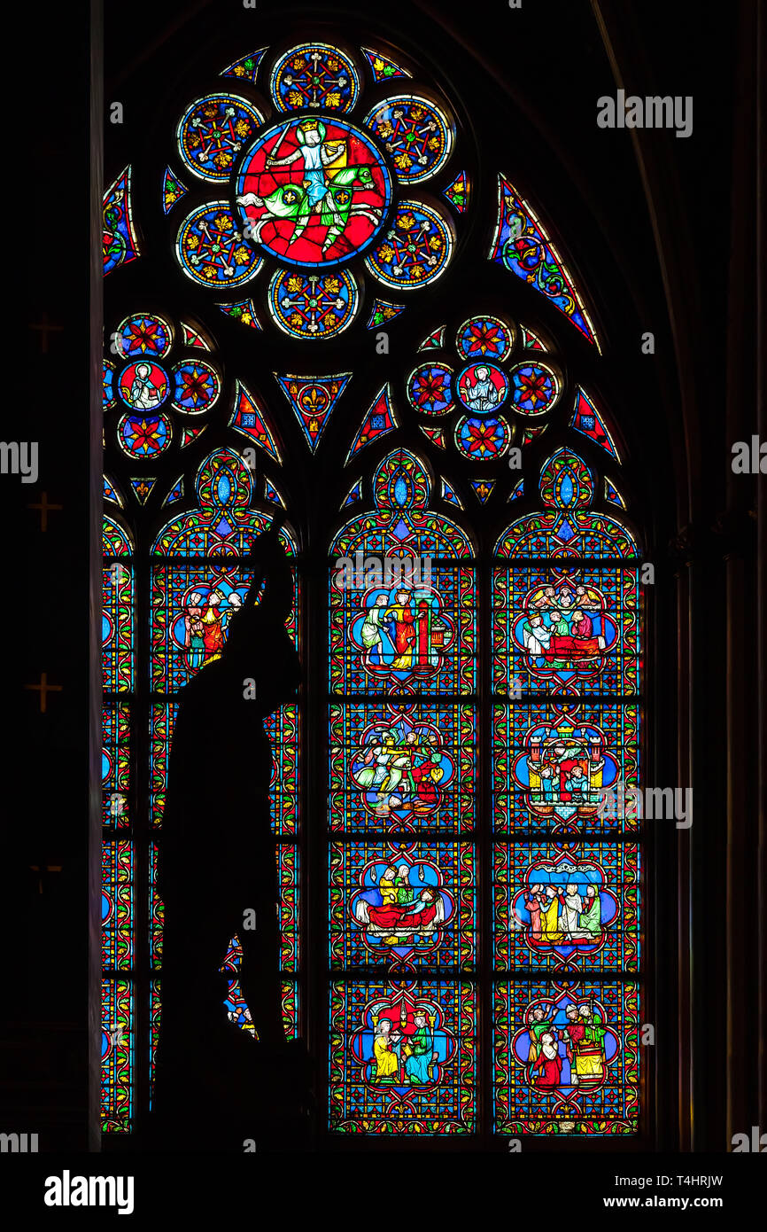 Stained glass window cathedral hi-res stock photography and images - Alamy