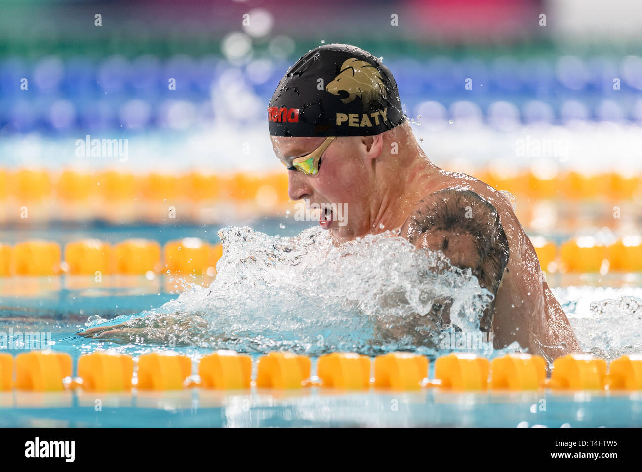 Final open 100m breaststroke hi-res stock photography and images - Alamy