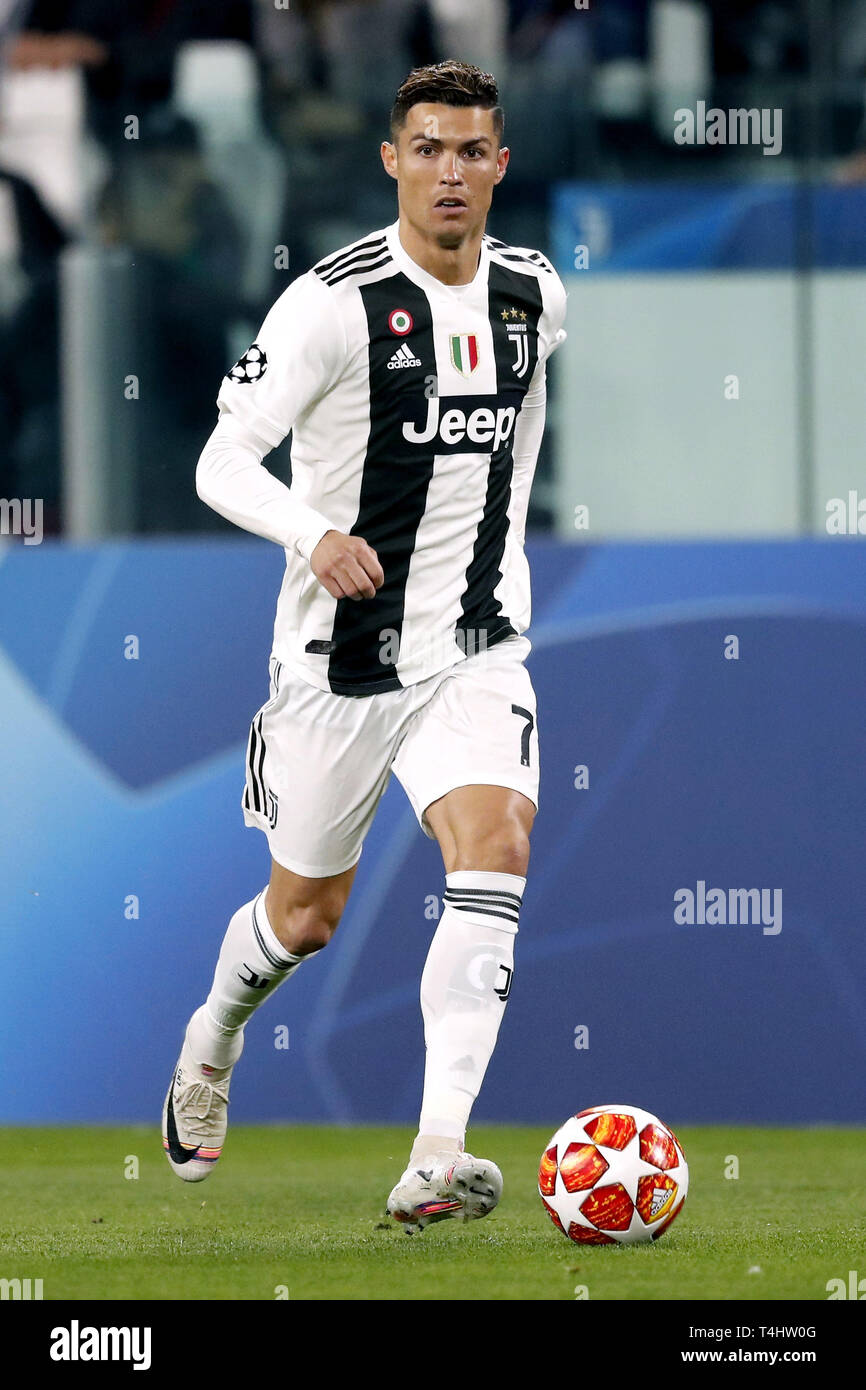 Cristiano Ronaldo of Juventus during the Champions League, football match: Juventus  FC vs Ajax. Ajax won 1-2 at Allianz Stadium, in Turin, Italy, 16th Stock  Photo - Alamy