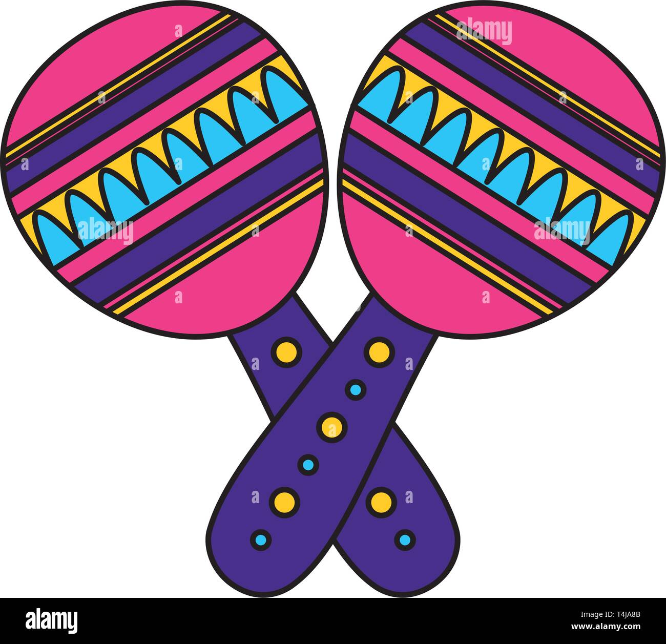colored maracas music Stock Vector Image & Art Alamy
