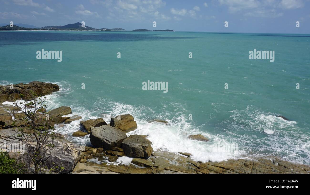 lad koh viewpoint on koh samui in thailand Stock Photo