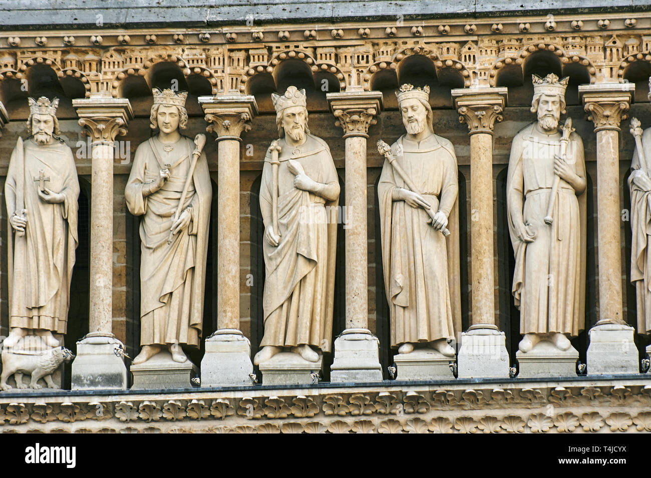 Column Statue of a King, French