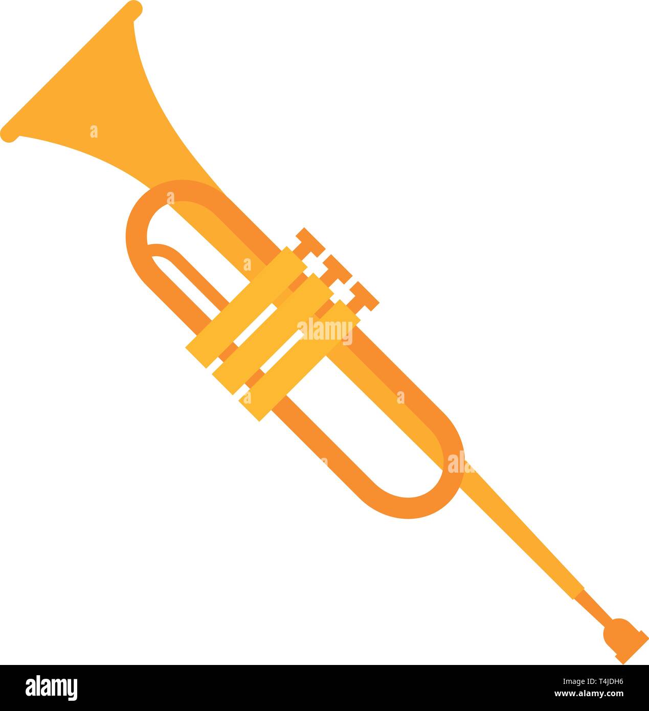 trumpet instrument music icon Stock Vector Image & Art - Alamy