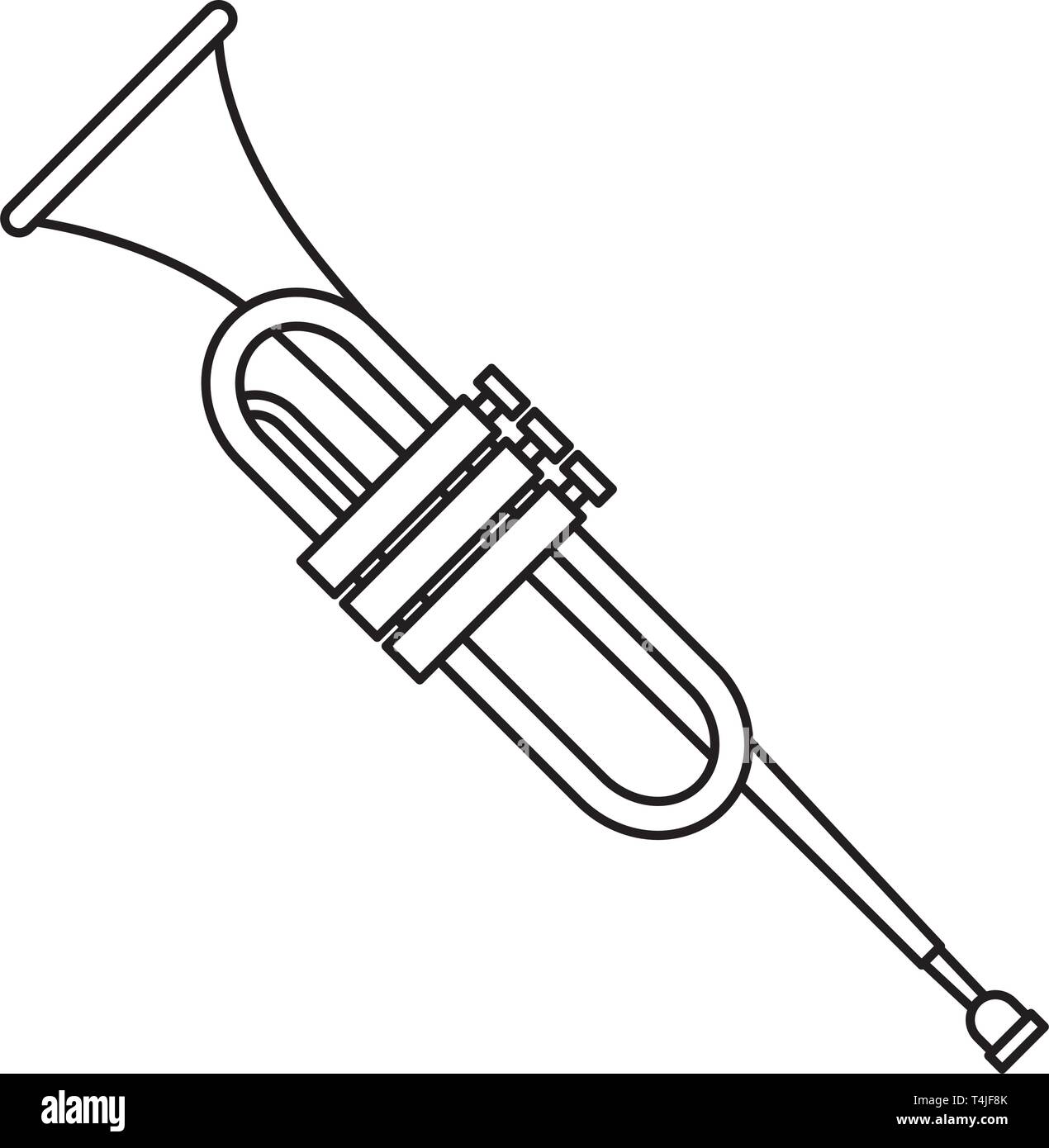 Trumpet valve Black and White Stock Photos & Images Alamy