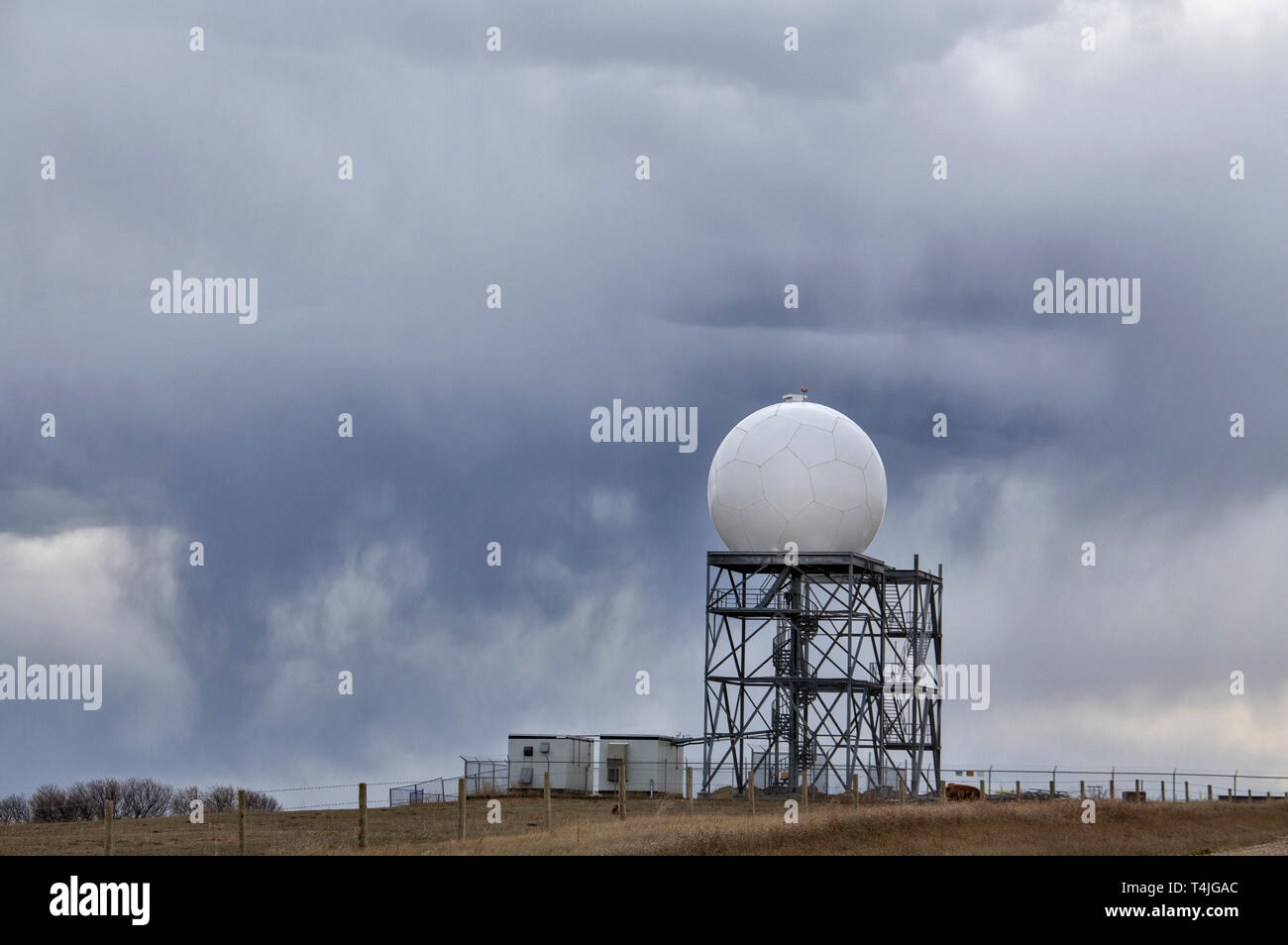 Prairie Storm Clouds in Saskatchewan Doppler Radar Stock Photo Alamy