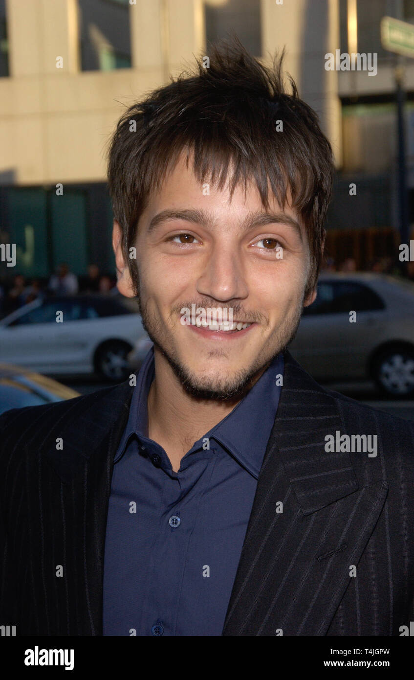 LOS ANGELES, CA. June 09, 2004: Actor DIEGO LUNA at the Los Angeles ...