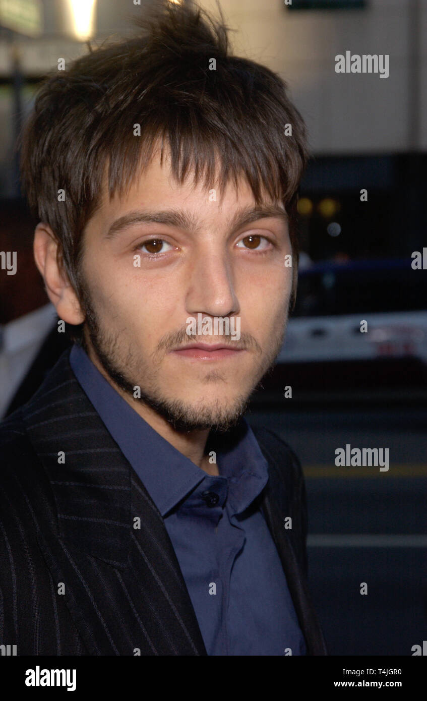 LOS ANGELES, CA. June 09, 2004: Actor DIEGO LUNA at the Los Angeles ...