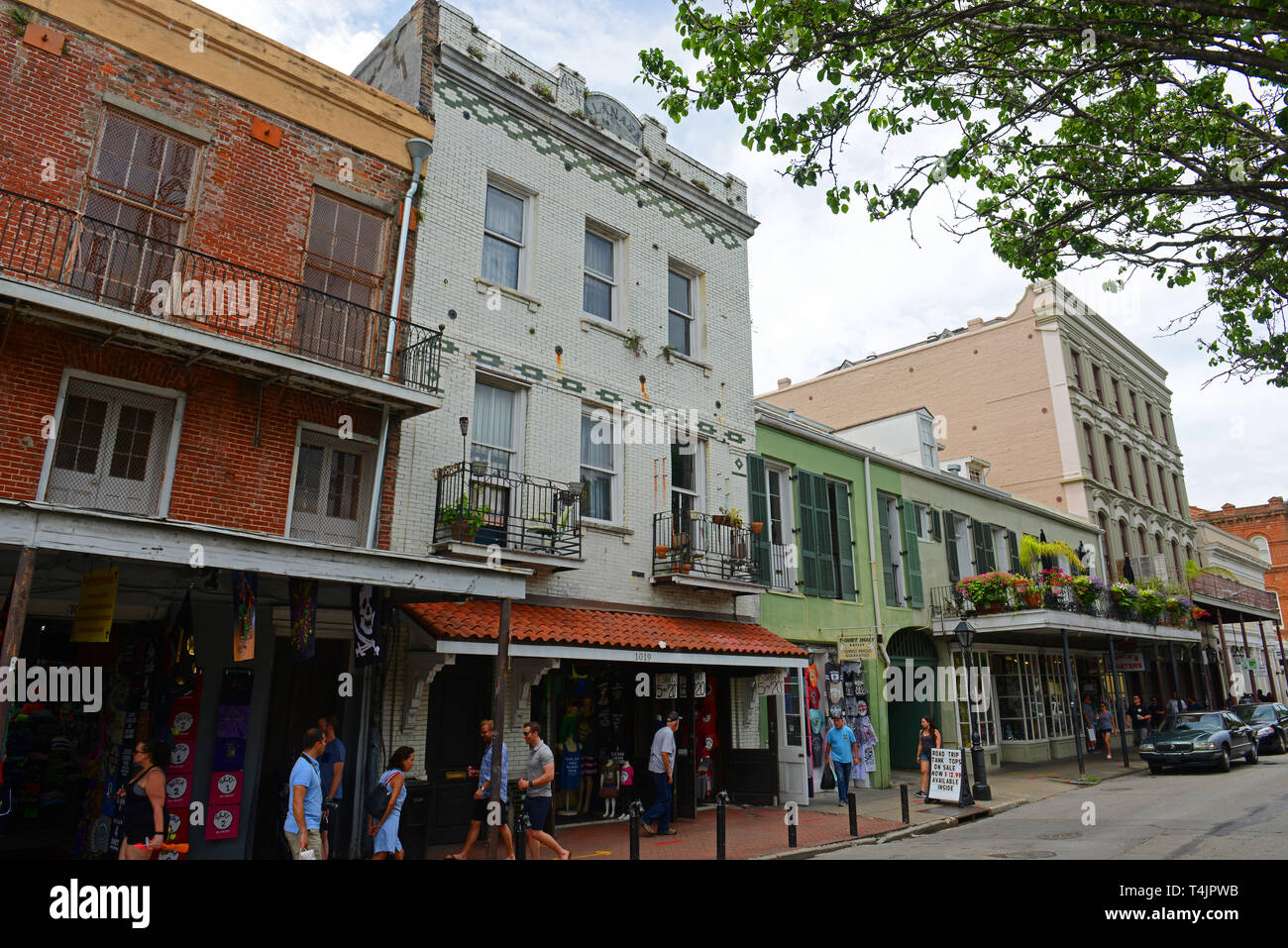 Historic Buildings on Decatur Street between Ursulines Ave and St