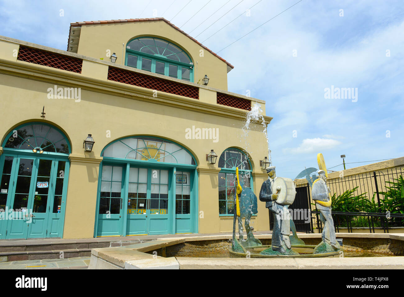 New Orleans Jazz National Historical Park in French Quarter in New Orleans, Louisiana, USA Stock