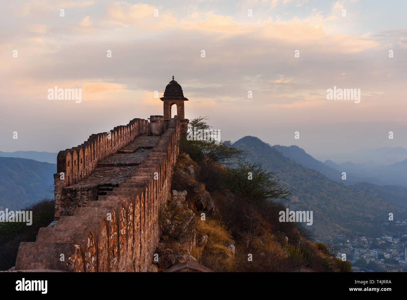 Amer fort sunrise hi-res stock photography and images - Alamy
