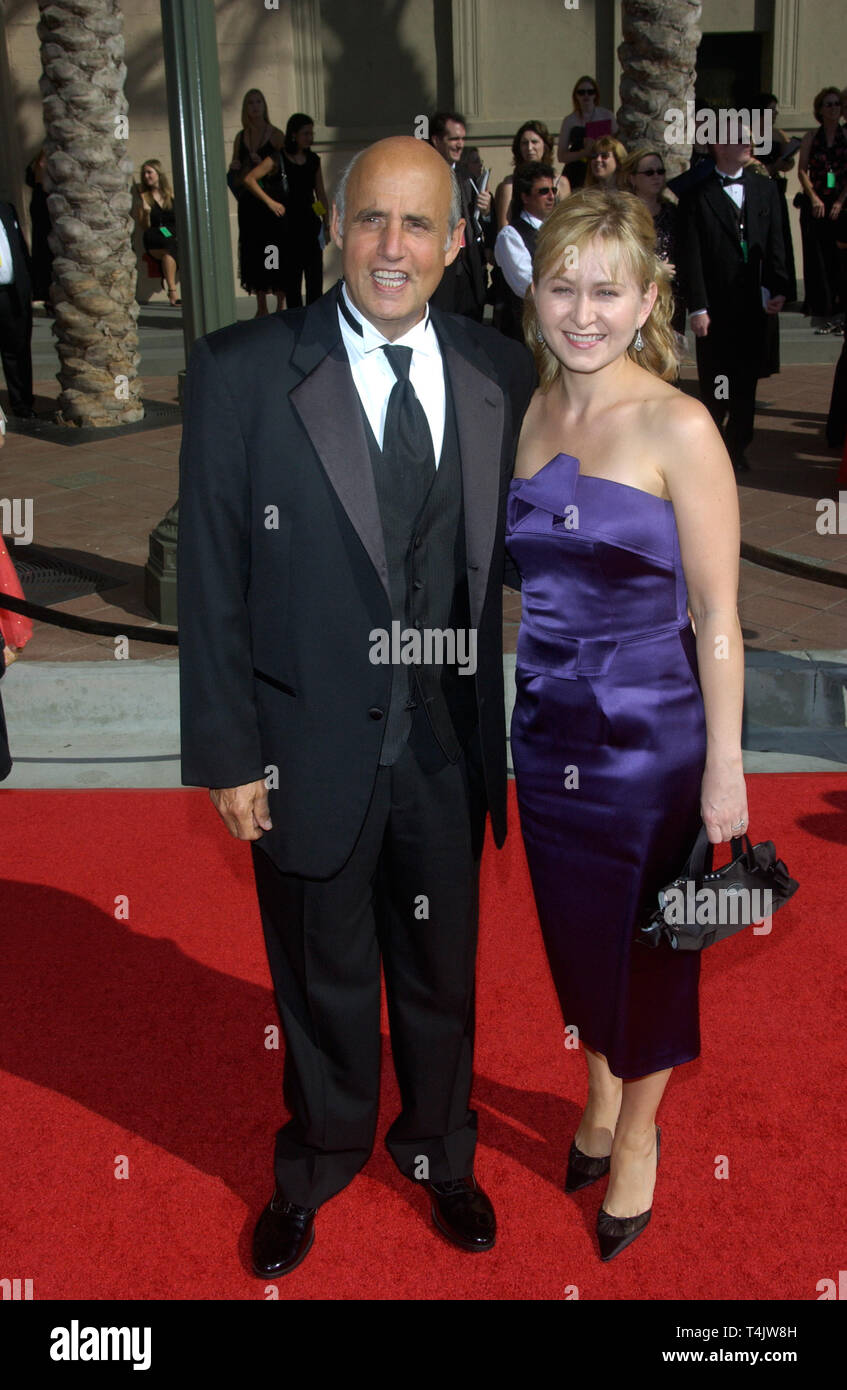 LOS ANGELES, CA. September 12, 2004: Actor JEFFREY TAMBOR & wife KASIA ...