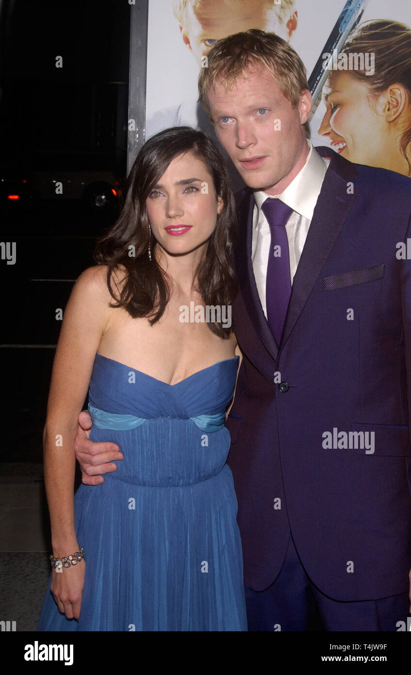 Los Angeles Ca September 13 2004 Actor Paul Bettany And Wife Actress Jennifer Connelly At The