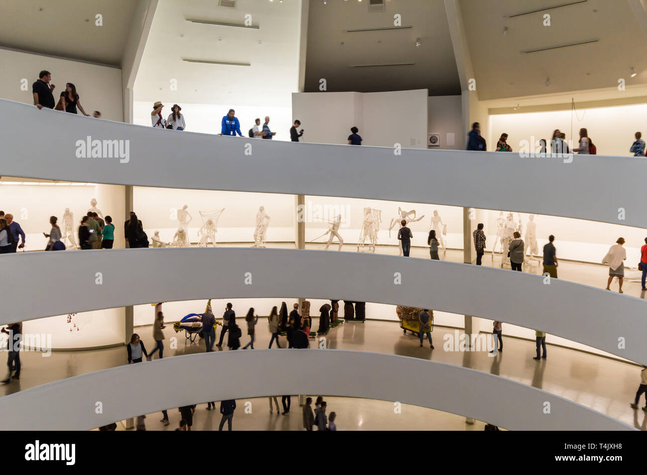 Guggenheim museum new york interior hi-res stock photography and images -  Alamy