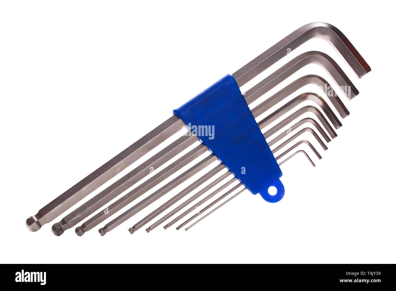 Photo of set hex keys Stock Photo Alamy