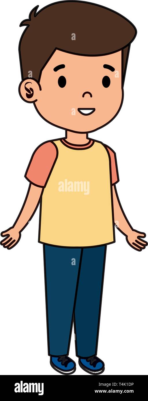 little boy kid character Stock Vector Image & Art - Alamy
