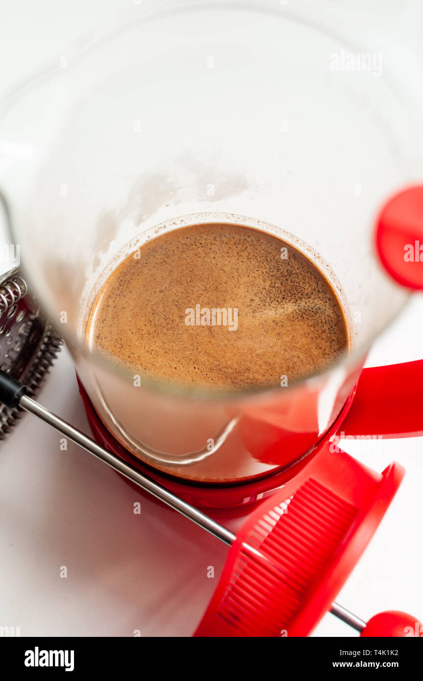 Documenting a little coffee romance with my Bodum FrenchPress plunger