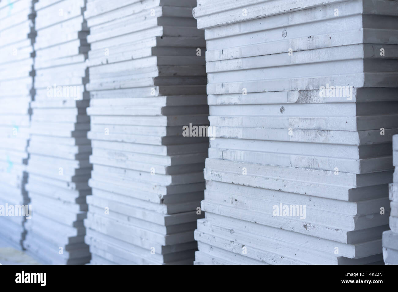 background of building materials tongueandgroove gypsum blocks