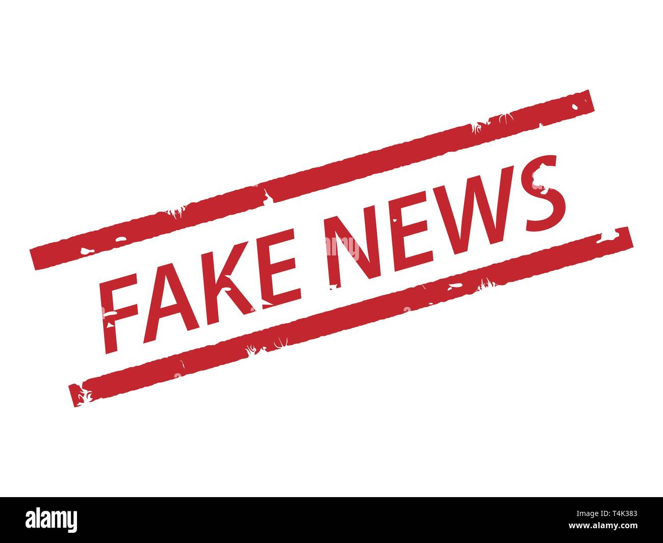 Fake news stamp isolated on white background Stock Vector Image & Art ...