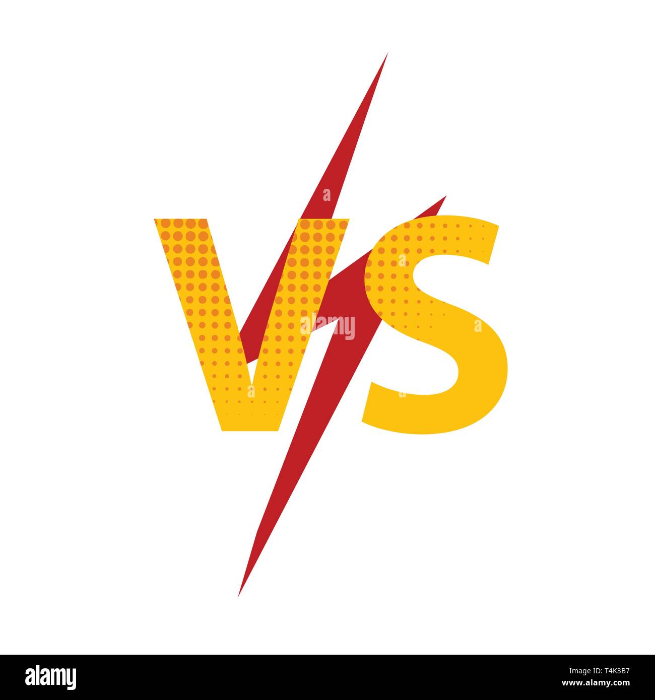versus-vs-letters-fight-background-in-flat-comics-style-design-with