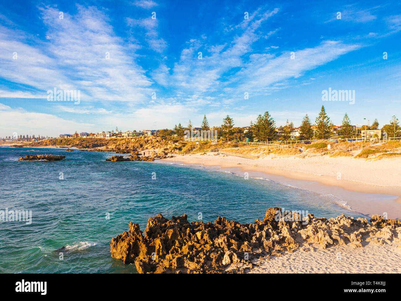 Trigg Beach on the coast of Perth's northern suburbs Stock Photo