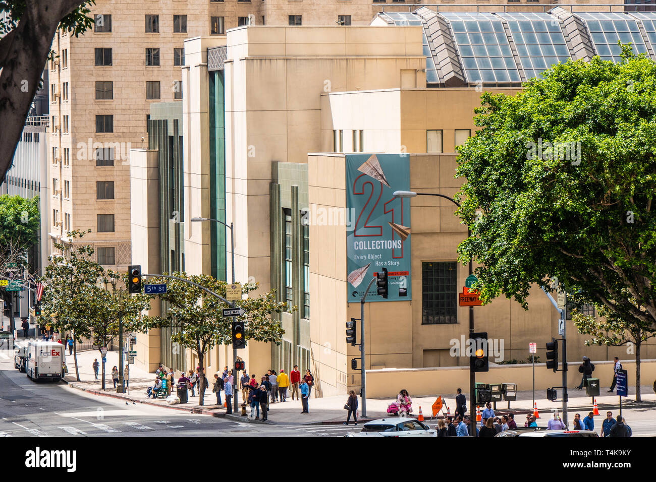 Buildings in downtown los angeles ca bunker hill hires stock photography and images Alamy