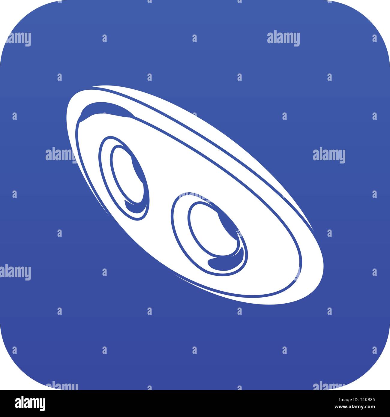 Oval clothes button icon blue vector Stock Vector Image & Art - Alamy