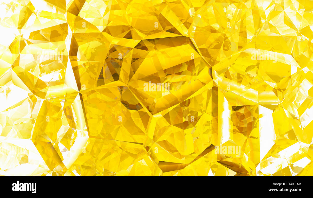 Abstract Yellow and White Crystal Background Stock Photo Alamy